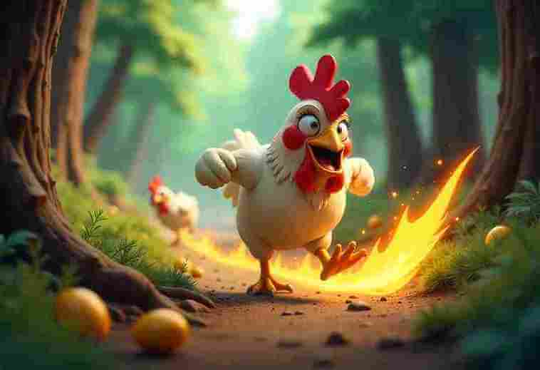 Illustration showing jump and lane-swap controls for FarmSprint